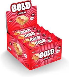 Bold Crunch Display (12 unid. 50g), Morango com Chantilly